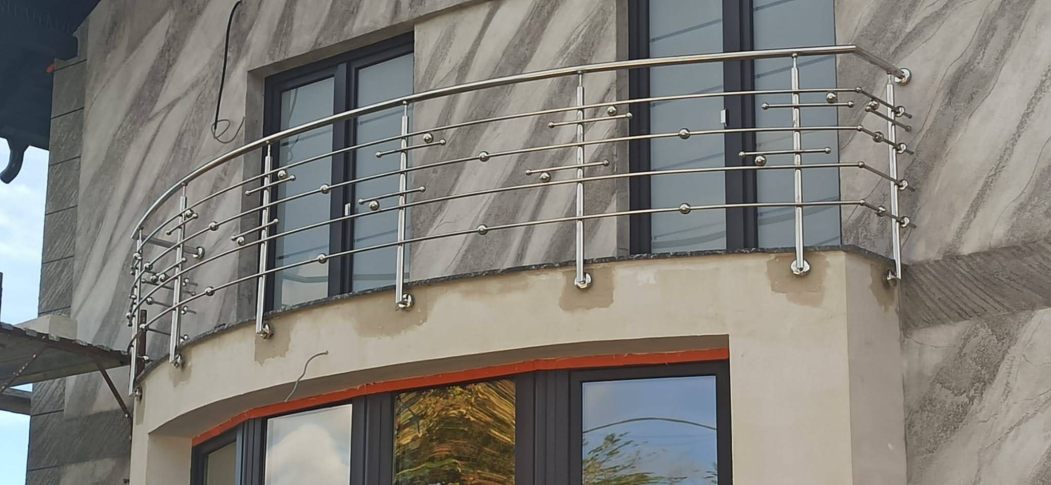 Balustrada inox balcon Puscasi, Vaslui